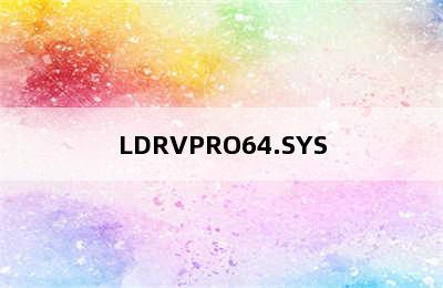 LDRVPRO64.SYS