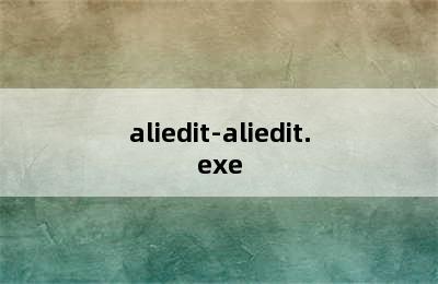 aliedit-aliedit.exe