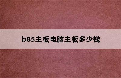 b85主板电脑主板多少钱