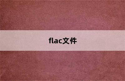 flac文件