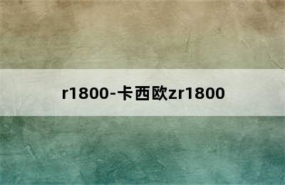 r1800-卡西欧zr1800