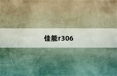 佳能r306