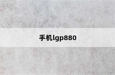 手机lgp880