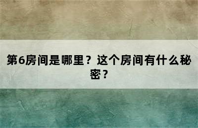 第6房间是哪里？这个房间有什么秘密？