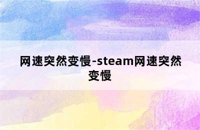 网速突然变慢-steam网速突然变慢