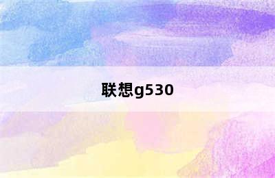 联想g530