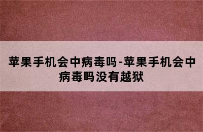 苹果手机会中病毒吗-苹果手机会中病毒吗没有越狱