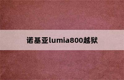 诺基亚lumia800越狱