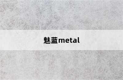 魅蓝metal